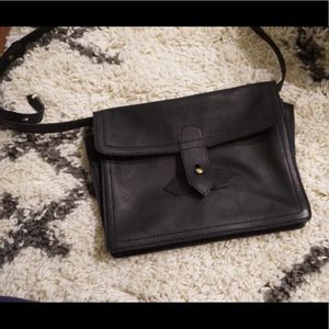 Madewell | Black Soft Leather Purse